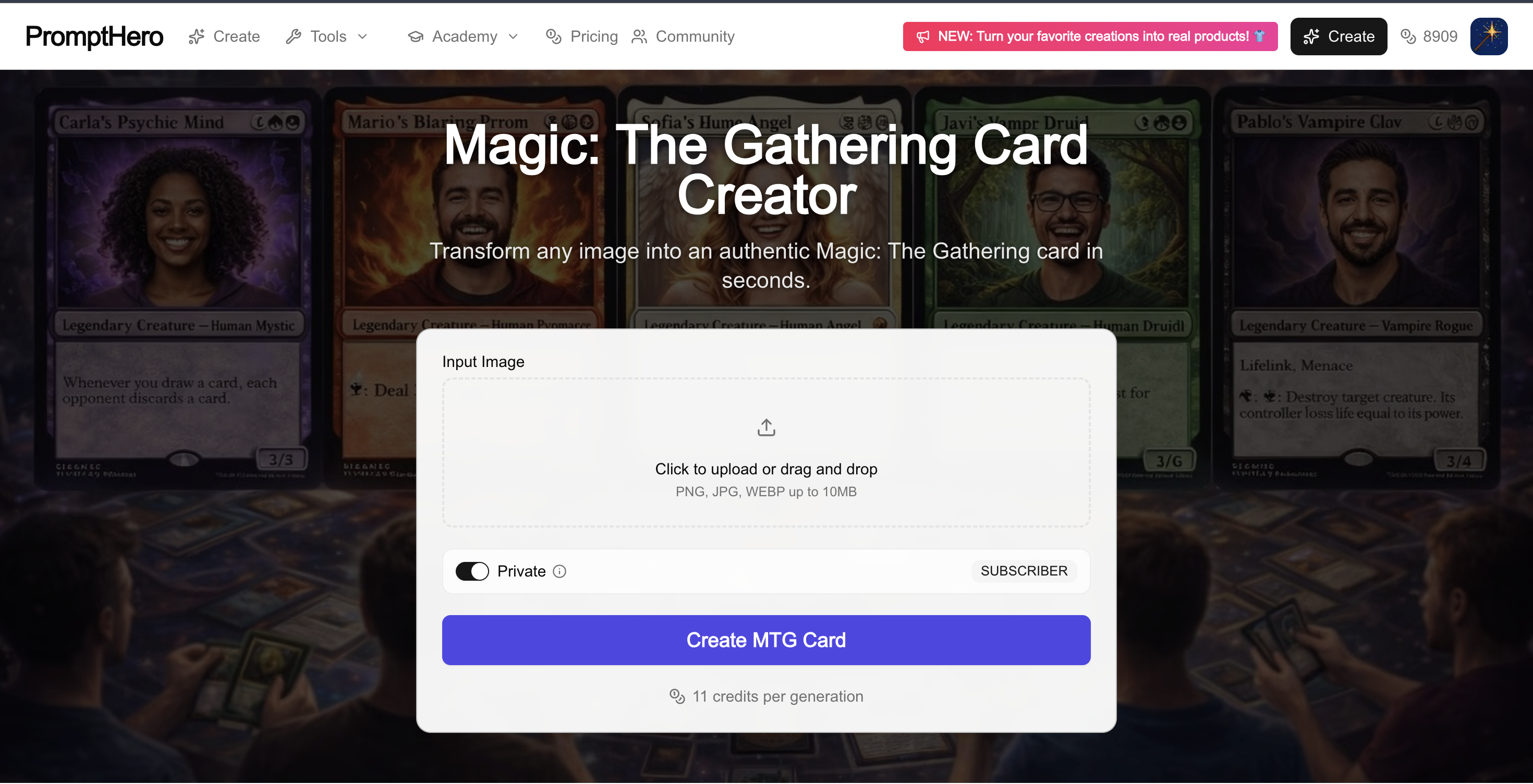 The Gathering Card Creator: Custom MTG Cards From Any Photo